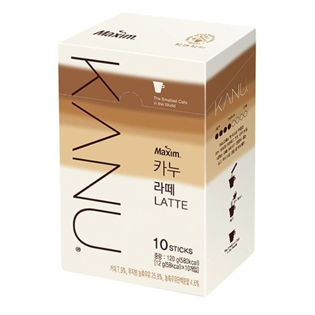 맥심 카누라떼 13.5g 10T 커피 스틱 카페 로스트