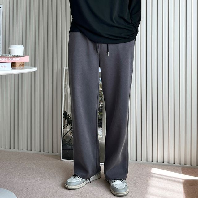 데일리 깔끔한 남성 남자 와이드팬츠 일자바지