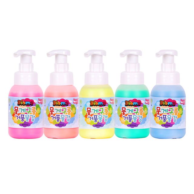 세트 300mlx5색 뭉게구름 미술놀이 거품물감