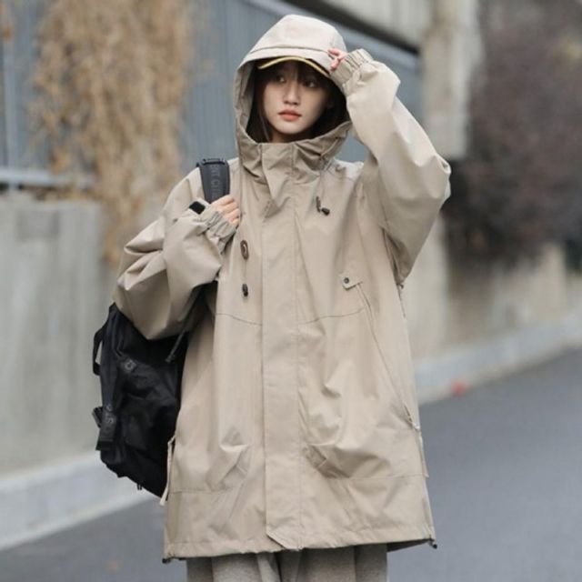 바람막이 자켓 점퍼 간절기 제이 사파리 후드 아웃도어 남녀공용 아우터