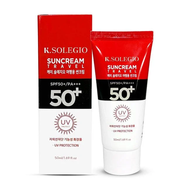 솔레지오 여행용 썬크림 SPF50 50ml 케이