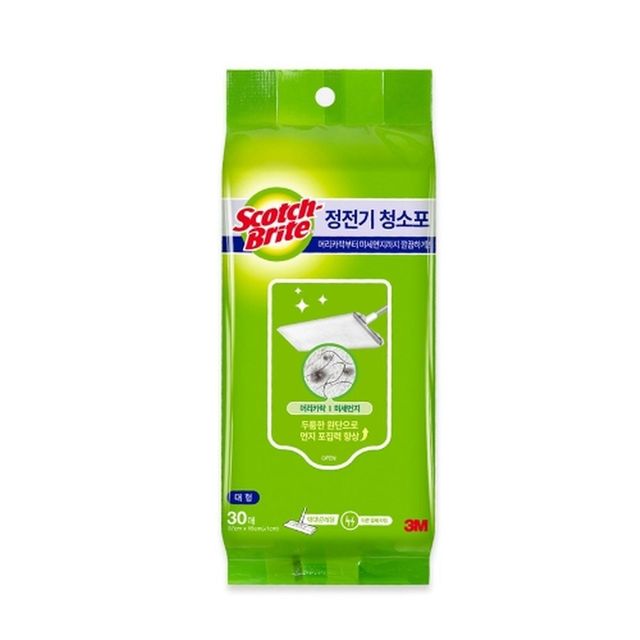 3M 스위퍼키트 정전기청소포 대형 리필2178 30매입 (12개입)