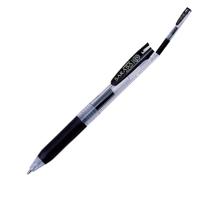 노크식볼펜 사라사클립펜 젤잉크펜 0.7mm 흑