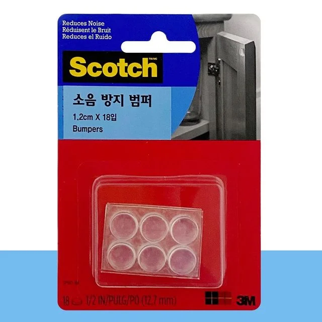 마루보호 충격흡수패드 의자소음 캡범퍼 1.2cm 18입