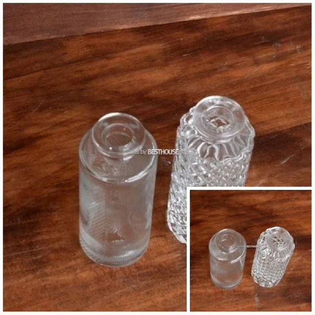유리화분 화병 수반 5x13cm 크리스탈실린더 빈티지화병 엔틱화병 거실화병 모던화병