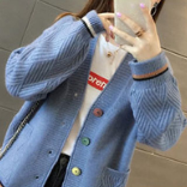 루즈핏가디건 봄가디건 아우터가디건 컬러단추
