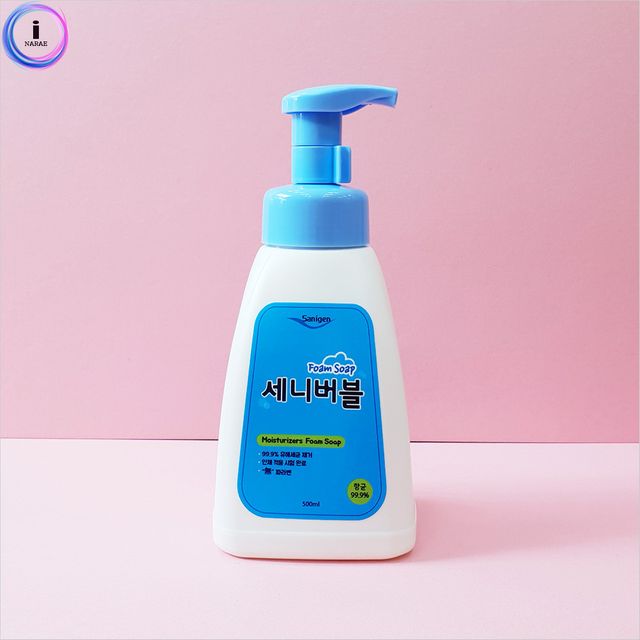 손세정제 세니버블 펌프형 500ml 손소독제 살