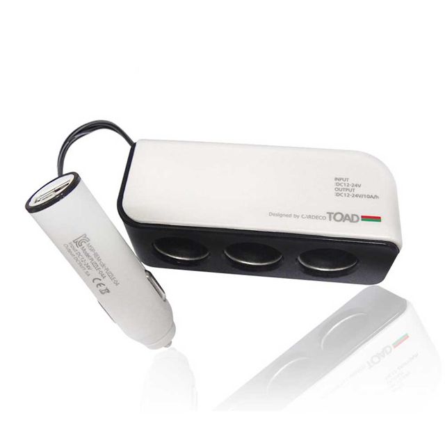 usb 3구소켓 12v24v 전차종공용 차량 시거잭 멀티소켓