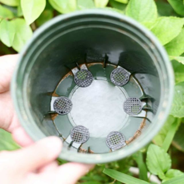화분 배수망 7.5cm 5개 화분깔망 화분거름망 흙망