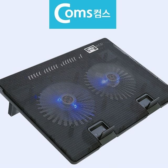 듀얼팬 쿨러 저소음 대형 거치대 높이조절 높이 쿨러패드 패드 쿨링