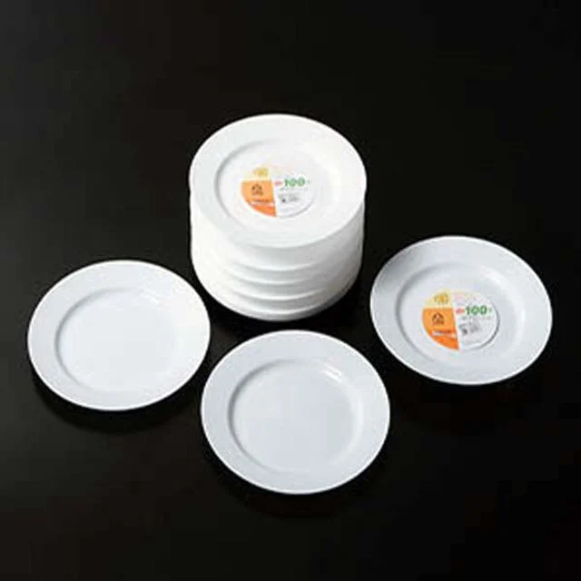 알뜰 접시 1-2호 5p 일회용접시 일회용포크 일회용수저 일회용용기