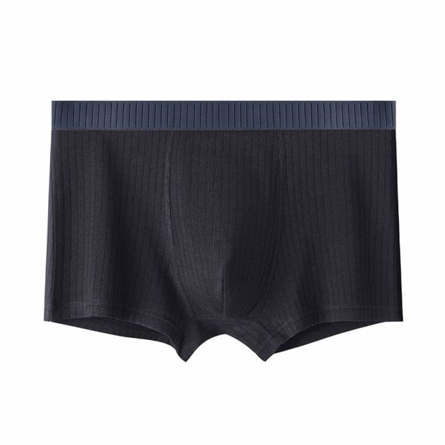 남성 드로즈 면 팬티, 사각 블랙 2XL 사이즈 속옷