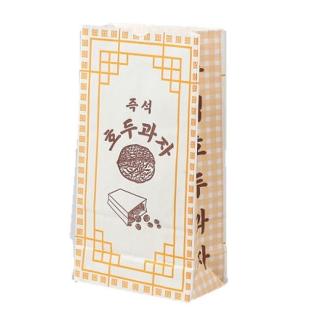 호두과자 백색 종이 포장지 종이봉투 식품 붕어빵 22cm 1000장 12x6x22