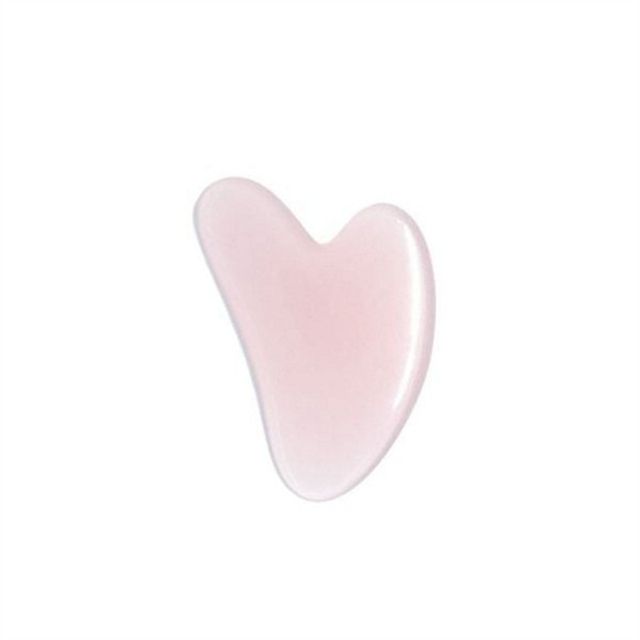 하트 얼굴 괄사 플레이트 천연 수지 괄사 마사지 피부 관리