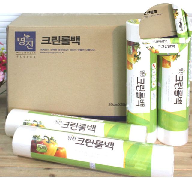롤봉투 일회용비닐 크린롤백 30 x 40 x 200매 30개