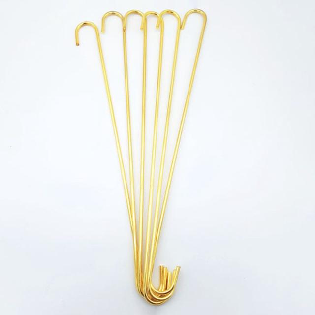 S고리 S자 고리 긴 걸이1개 인테리어 골드 50cm