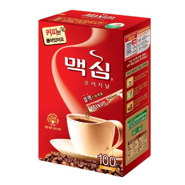 문구사무/맥심오리지날설탕없는블랙믹스(1.0gx100T)