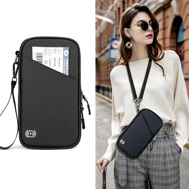 RFID 여권클러치백 여권파우치 카드 여권 지갑
