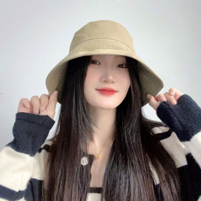 벙거지 브라운 스탠다드 여성용 버킷햇 챙모자 벙거지
