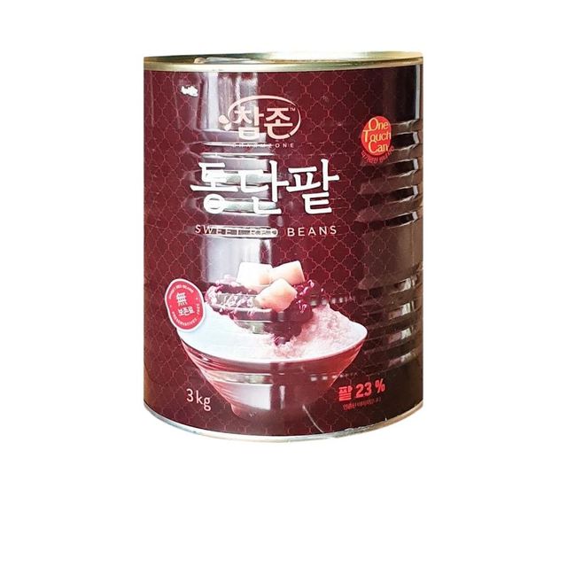 식자재 식재료 도매) 통단팥(참존 빙수용 3Kg) x6개