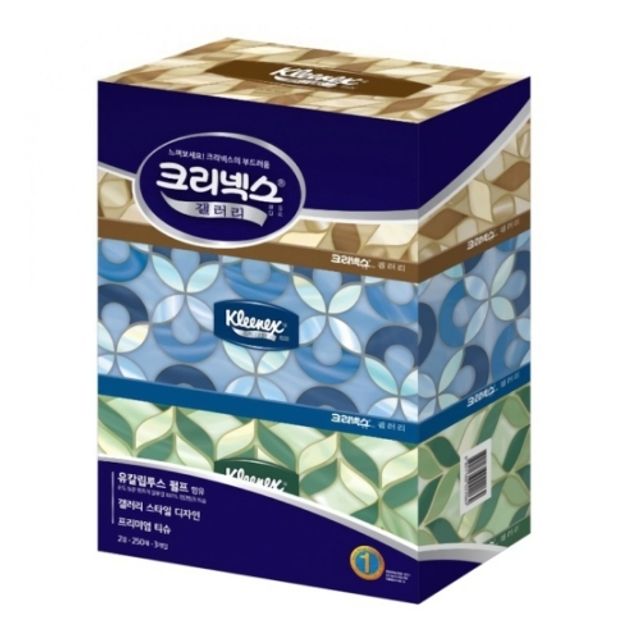 혜명몰 크리넥스 실크소프티 각티슈 250매 3곽1팩 갑티슈 - 팩 (3개입) 차량휴지 차량용티슈 미용각티슈 주