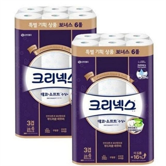 3겹 두루마리휴지 3겹 롤화장지 도톰한 엠보싱 무형광 생활용 로션 저자극 화장실 피부