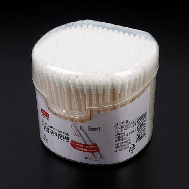 면봉대용량 메이크업면봉 300P 듀얼 종이면봉
