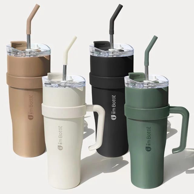대용량 콜드컵 스텐 빨대 텀블러 1200ml 4컬러