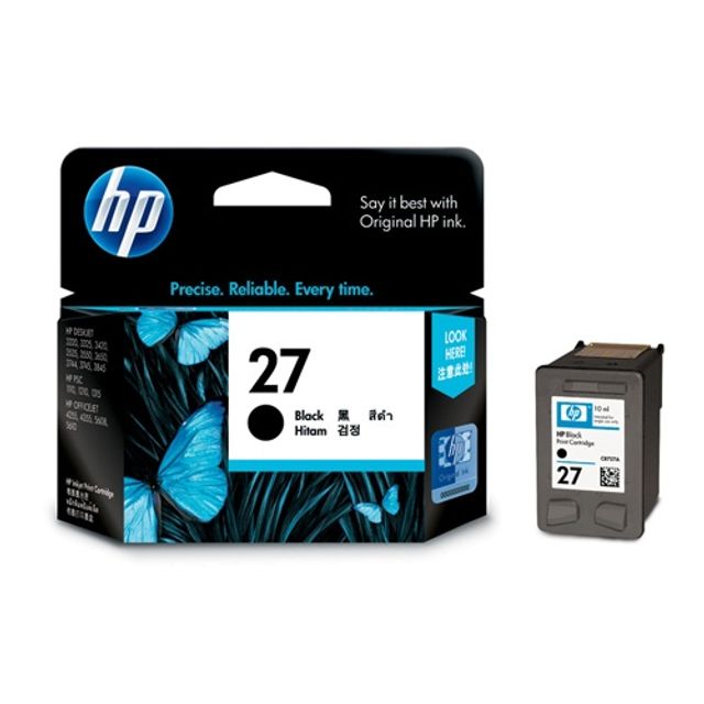 혜명몰 HP 정품잉크 NO.27 C8727AA 검정 / 280매 - 개 (1개입) 프린터기잉크 잉크리필 잉크교체 전산소모품