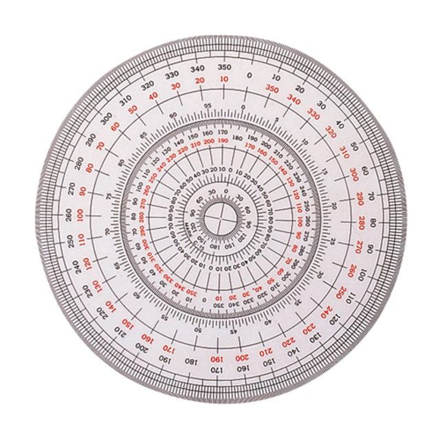 TBZ 아톰 전원분도기 18cm 갑 20개입