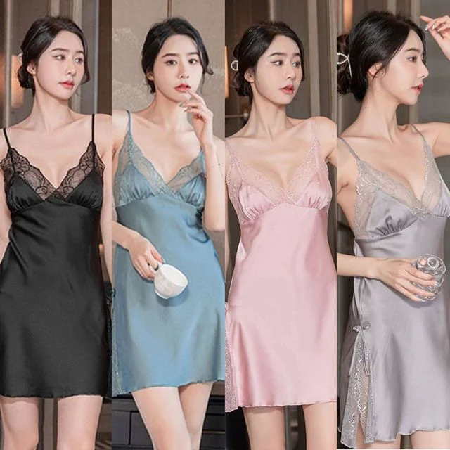 TBZ 레이스 여자 슬립 웨어 란제리 속옷 섹시 잠옷