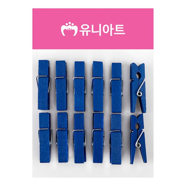 1200 파랑 중 나무집게