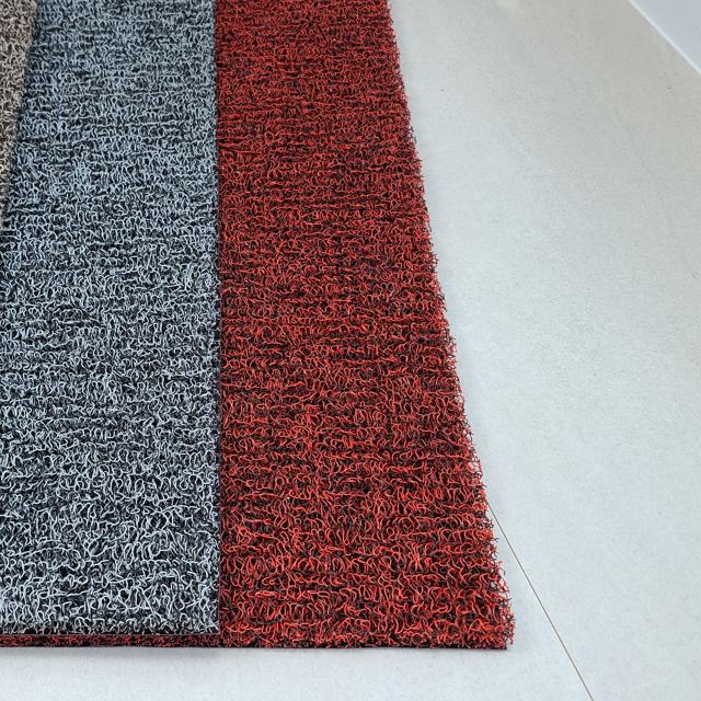 미끄럼방지 코일현관매트 레드 폭60cmx길이150cm