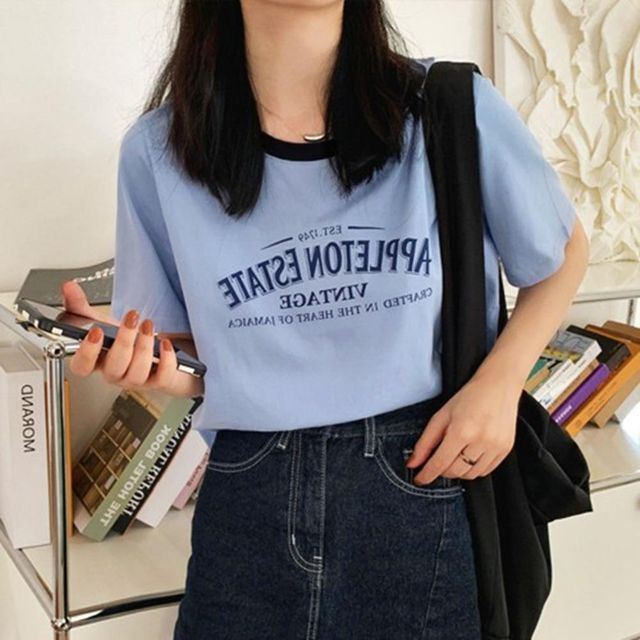 크롭 박스티 빅사이즈티셔츠 선물 신축성 여자친구