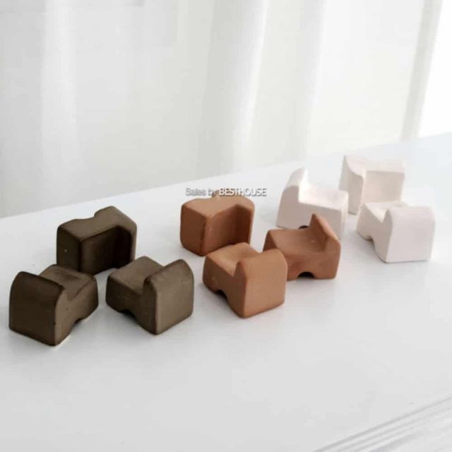 토분받침 4.5x3x3.5cm(1개) 화분다이 거실화분선반
