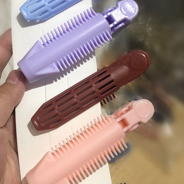 셀프미용 머리핀 헤어핀 볼륨업 빅집게핀 핑크3개