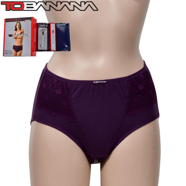 편안한 면스판 봉제라인 여성 맥시 2매입 거들팬티