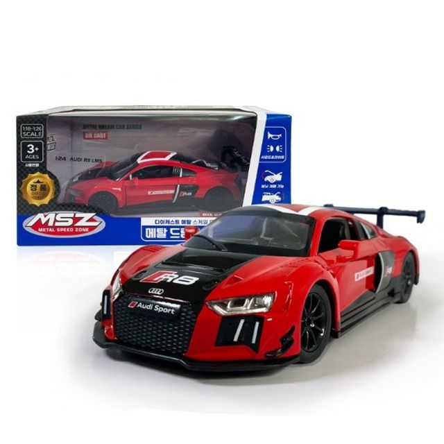 메탈바디 다이캐스트 자동차 모형 아우디 R8 LMS