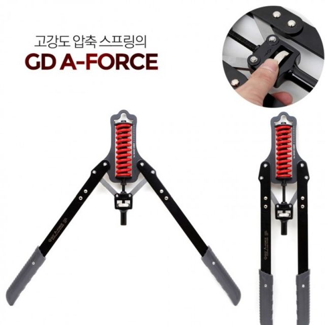그립 A 프로용 헬스기 헬스용품 GD 완력기 블랙 FORCE