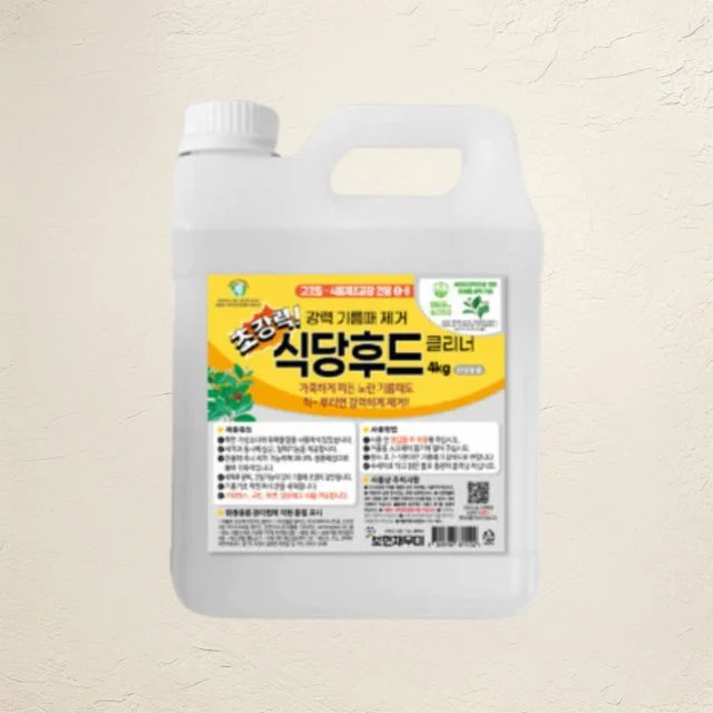 일반주방세제 식당 후드 클리너, 초강력 주방비누 4kg