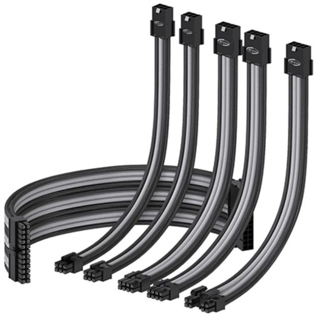 PSU 연장 슬리빙 케이블 0.3m 전자부품 전기자재 연결케이블 데스크탑조립 슬리빙케이블