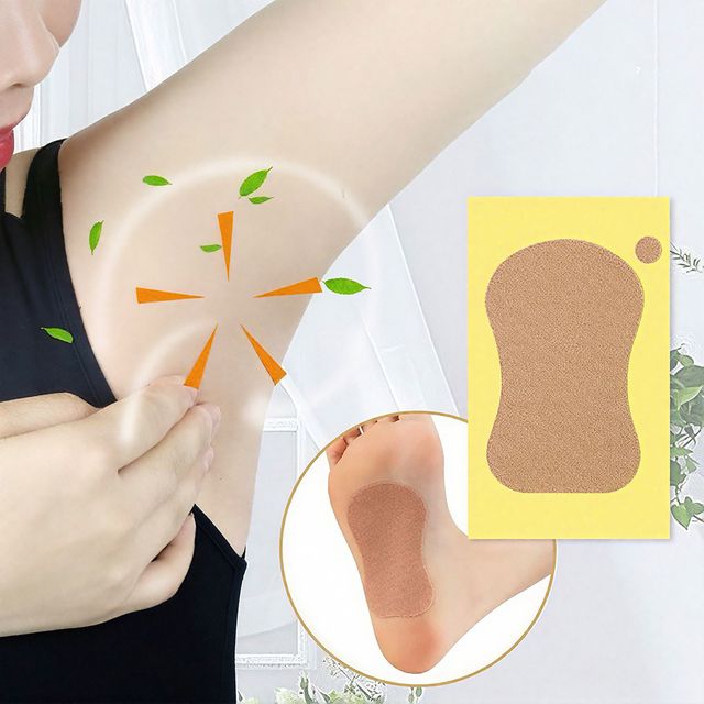 흡수 패드 일회용 겨드랑이땀 패치 티셔츠 발바