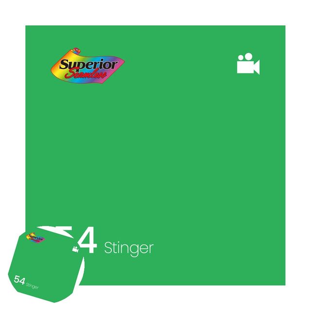 크로마키천 크로마키배경지 촬영 스튜디오 배경지 2.7 x 11m 54 Stinger