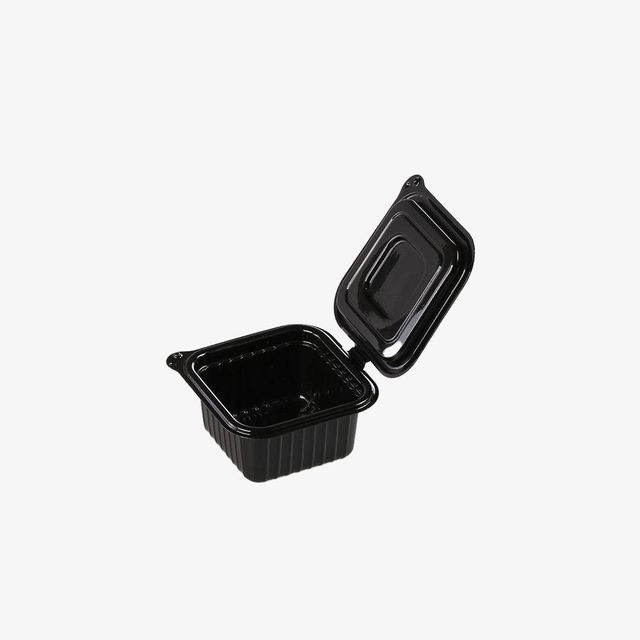 TBZ 뚜껑일체형 사각 소스 포장용기(80ml) 100개