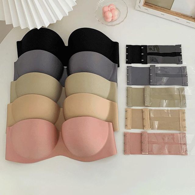 숄더 브라 노와이어 리스 스트랩 오프 브래지어 속옷