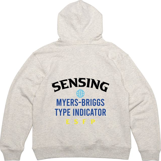 헤비후드집업 뒷면 MBTI 성향테스트 ESFP 의류프린팅