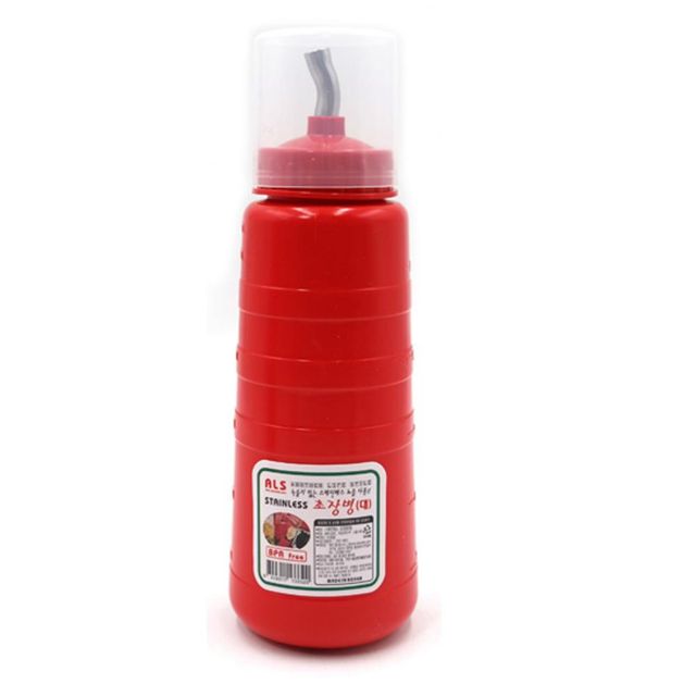 스텐 초장병 케찹 겨자병 대형 530ml 시럽병 들기름병 기름병