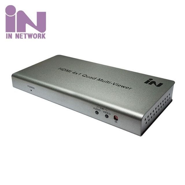 네 개 모니터 연결 1080 해상도 HDMI 분할 네트워크 장비