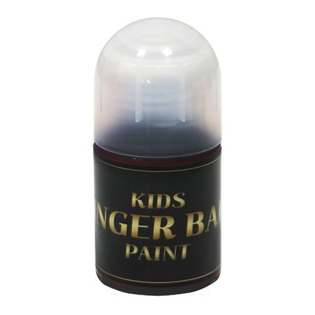 미술놀이 핑거 볼 물감 일반색 낱색 50ml 검정