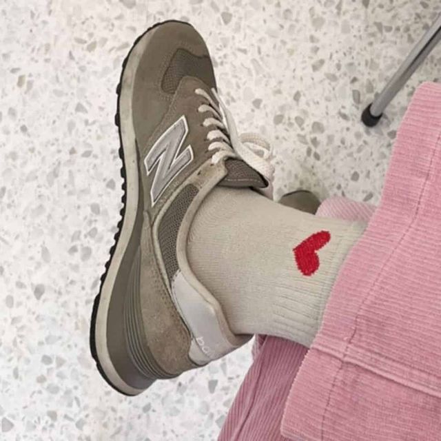 여성 하트 중목 양말 교복양말 학생중목양말 데일리양말
